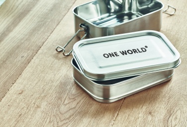 Logo trade promotional merchandise photo of: Stainless steel lunch box