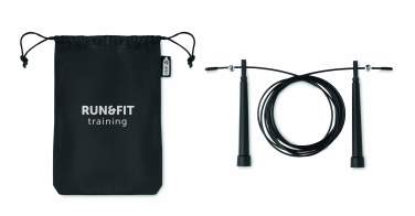 Logo trade promotional gift photo of: Speed jumping rope RPET pouch