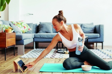 Logo trade promotional item photo of: Fitness yoga matt rope and bag