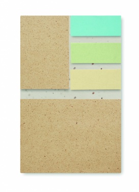 Logotrade advertising product image of: Grass/seed paper memo pad