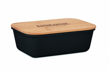 Logo trade promotional items picture of: Lunch box with bamboo lid