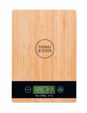 Logotrade advertising product picture of: Bamboo digital kitchen scales