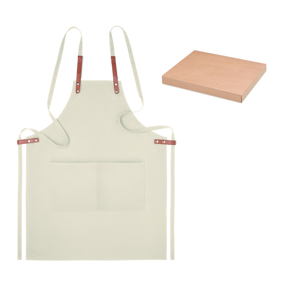 Logo trade promotional item photo of: Organic cotton apron 340 gr/m²