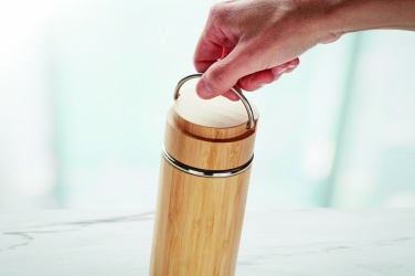 Logo trade promotional merchandise photo of: Double wall flask 400 ml TAMPERE