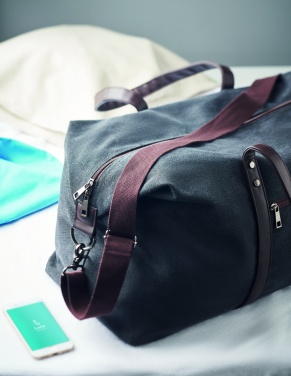 Logotrade promotional product picture of: Weekend bag in canvas 450gr/m²