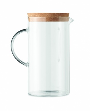 Logotrade advertising products photo of: Borosilicate glass decanter 1L