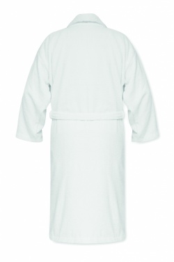 Logo trade promotional merchandise picture of: Bathrobe organic cotton XL/XXL