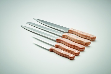 Logotrade promotional giveaway picture of: 5 piece knife set in base