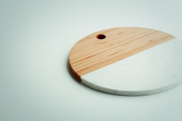 Logotrade promotional giveaway picture of: Marble/ bamboo serving board