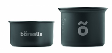 Logo trade promotional product photo of: 2 camping pots with cutlery
