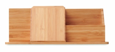 Logo trade promotional merchandise picture of: Desktop wireless charger  10W GROOVY