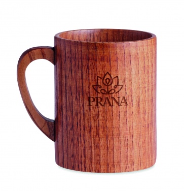 Logotrade promotional item picture of: Oak wooden mug 280 ml