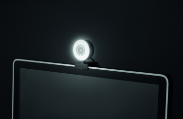 Logo trade promotional merchandise image of: 1080P HD webcam and ring light