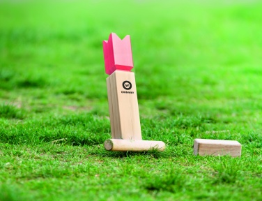 Logo trade business gift photo of: Pinewood outdoor throwing game