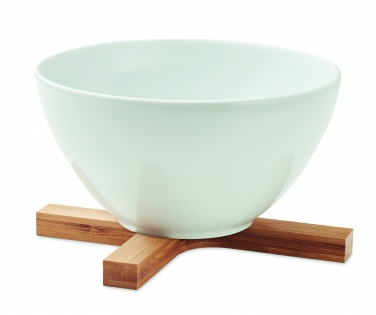 Logo trade promotional giveaway photo of: Bamboo foldable pot stand