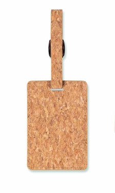 Logo trade promotional gifts image of: Cork luggage tag