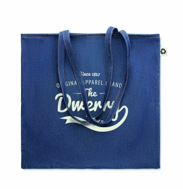 Logo trade advertising product photo of: Recycled denim shopping bag