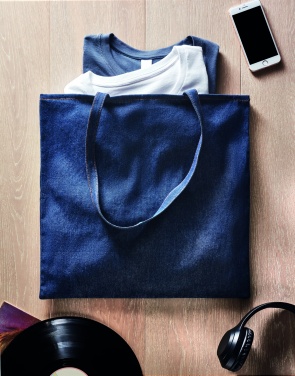 Logo trade corporate gifts picture of: Recycled denim shopping bag