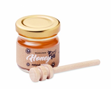 Logo trade promotional giveaways image of: Wildflower honey jar set 50gr