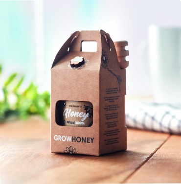 Logo trade corporate gifts image of: Wildflower honey jar set 50gr