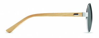 Logo trade business gifts image of: Bamboo sunglasses in pouch TARTU