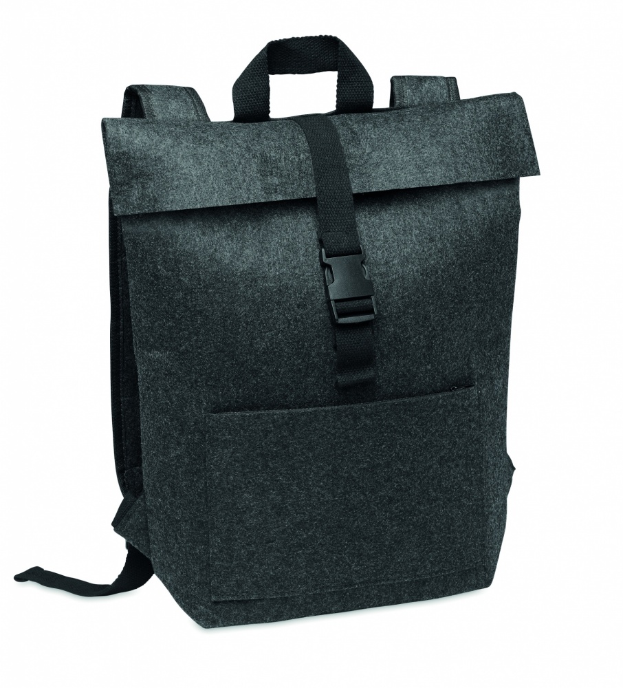 Logo trade advertising products picture of: RPET felt backpack