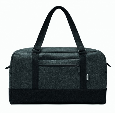 Logo trade promotional giveaway photo of: RPET felt weekend bag