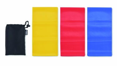 Logo trade corporate gifts image of: Set of 3 TPE fitness bands