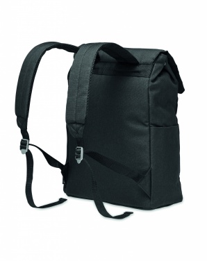 Logo trade business gift photo of: 600D RPET laptop backpack