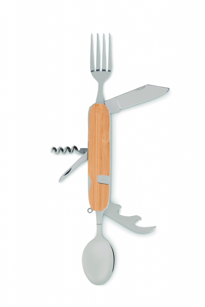 Logo trade promotional items picture of: Multifunction cutlery set