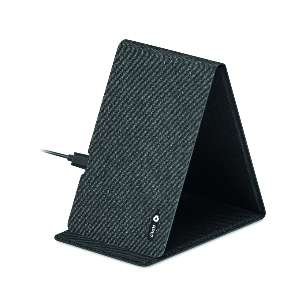 Logotrade promotional product image of: RPET wireless charger 15W