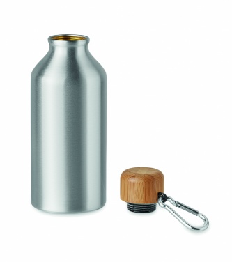 Logo trade business gifts image of: Aluminium bottle 400 ml