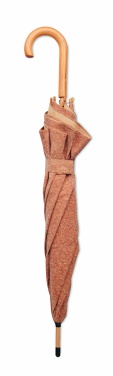 Logo trade business gift photo of: 25 inch cork umbrella