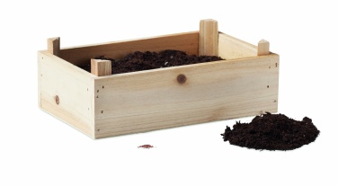 Logo trade promotional products image of: Tomato kit in wooden crate