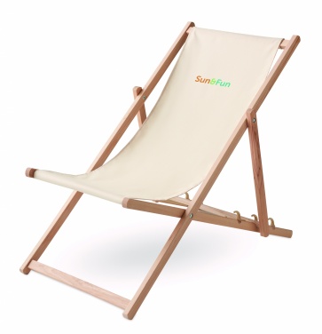 Logotrade advertising product picture of: Beach chair in wood