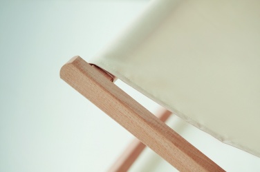 Logo trade advertising products image of: Beach chair in wood