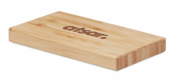 Logo trade business gifts image of: Solar power bank 4000 mAh ARENA SOLAR