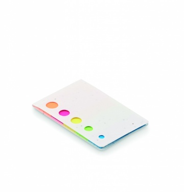 Logotrade promotional gift picture of: Seed paper page markers pad