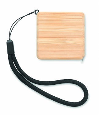Logotrade business gifts photo of: Measuring tape in bamboo 1m