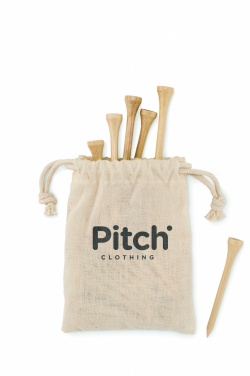 Logotrade promotional merchandise picture of: 20 bamboo golf tees set