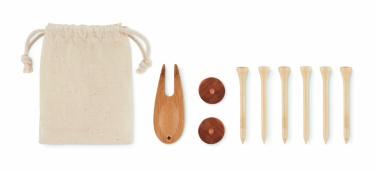 Logo trade promotional gifts picture of: Golf accessories set in pouch