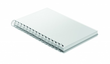 Logo trade promotional giveaway photo of: A5 RPET notebook recycled lined