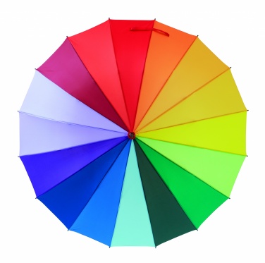 Logo trade promotional merchandise picture of: 27 inch rainbow umbrella