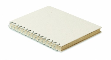 Logo trade business gift photo of: A5 grass notebook 80 lined