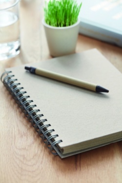 Logotrade corporate gifts photo of: A5 grass notebook 80 lined