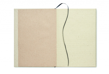Logo trade corporate gifts picture of: A5 grass notebook 80 lined
