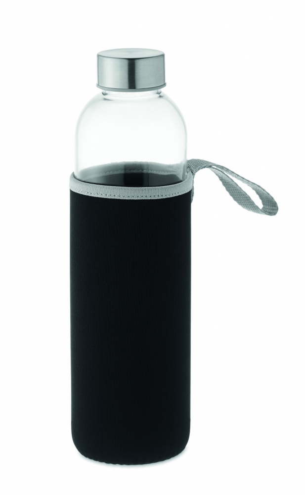Logo trade promotional gifts picture of: Glass bottle in pouch 750ml