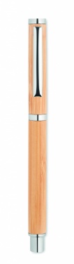 Logo trade promotional items picture of: Bamboo gel pen