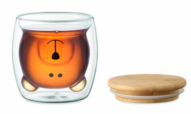 Logo trade promotional gift photo of: Double wall borosilicate mug