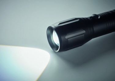 Logo trade corporate gift photo of: Large aluminium LED flashlight
